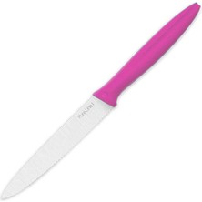 Pirge 46004 Purline Dişli Sebze Bıçağı Sivri Pembe