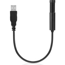 Yanmai SF-558 USB Stereo Kondenser Kayıt Mikrofon Siyah (Yurt Dışından)