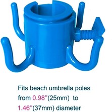 SUNShop Plaj Umbrla Kanca Çivi Mavi (Yurt Dışından)