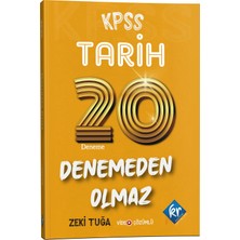 Kr Akademi Yayınları KPSS Tarih Denemeden Olmaz 20 Deneme Video Çözümlü