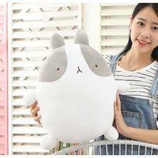 Xinhang 40 cm Sevimli Molang Peluş Oyuncak - Gri (Yurt Dışından)