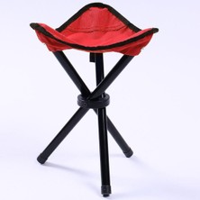 ZHKJ Shop Açık Mekan Taşınabilir Katlanır Kamp Sandalyeleri22 x 22 x 31CM (Kırmızı) (Yurt Dışından)