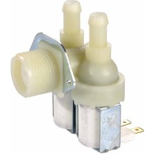 Universal Çamaşır Makinası Ikili Su Giriş Vanası 90° Metal Braketli 10,50 mm