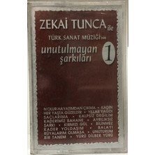 Jazz Müzik Zekai Tunca - Türk Sanat Müziği’nin Unutulmayan Şarkıları 1 ( Kaset )