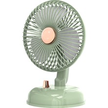 xPhone Store F10 Taşınabilir Sessiz Masaüstü Retro Hareketli Kafa USB Fan (Bean Green) ( Dışından)