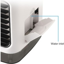 xPhone Store Mini Masaüstü Soğutma Fanı Nemlendirici Klima Fanı Nemlendirici Sprey Fan (Beyaz) ( Dışından)