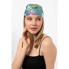 Saria Moda Göz Desenli Renkli Fular Bandana