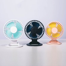 xPhone Store F2 Öğrenci USB Sessiz Ofis Masaüstü Mini Fan, Renk: Beyaz Olmadan ( Dışından)