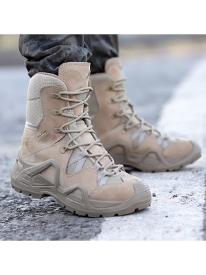 Scooter 1490 Bej Nubuk Deri Su Geçirmez Erkek Bot