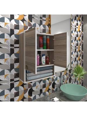 Kenzlife Banyo Dolabı Bakunin Crd 60*40*20 Mutfak Ofis (Mng)