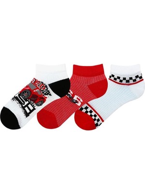 BRZ Collection Speed Race Erkek Çocuk Patik Çorabı 3'lü Set