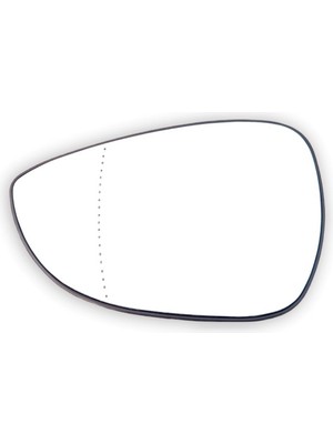 MGA Ford Fiesta 2009-2017 Sol Yan Dış Dikiz Aynası Camı Elektrikli Isıtmalı 8A6117K741BD