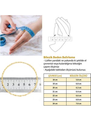 Ferizz Altın Kaplama Melisa Model Bilezik 1 cm BLZ-3033