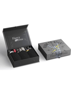 Harry Jones Rock Premium Kutulu 3 Adet Erkek Boxer Hediyelik Kutu