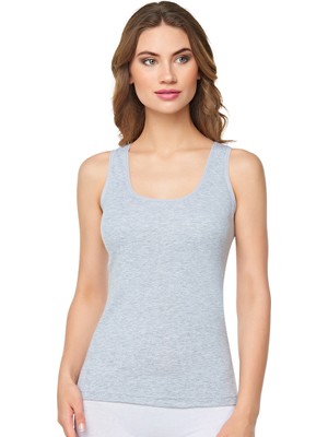 Cnt Kadın Askılı Pamuklu Likralı Premium Paketinde Detaylı Atlet