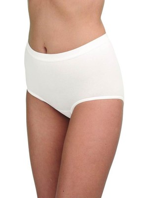 Essential Yüksek Bel Krem Slip 1307