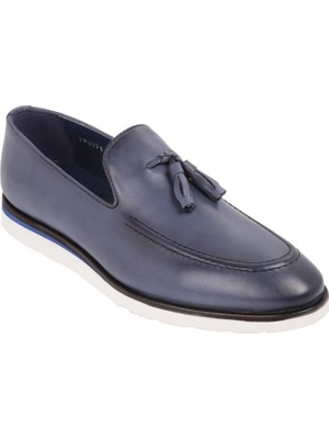 Marcomen 15067 Mavi Loafer Ayakkabı