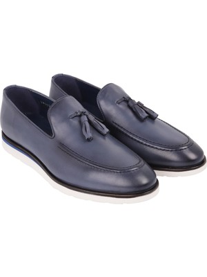 Marcomen 15067 Mavi Loafer Ayakkabı