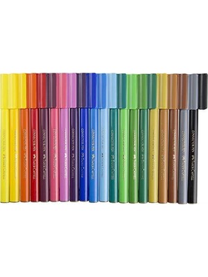 Faber-Castell Eğlenceli Keçeli Kalem, 20 Renk