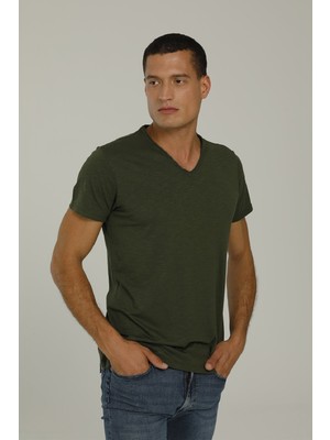 Superfly Men Tshırt K.Haki Erkek T-Shirt 22589-32