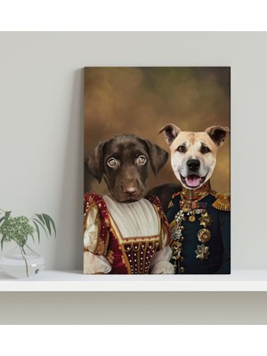 BK Evcil Dostlara Özel Portre Kanvas Tablo 30X50CM-28