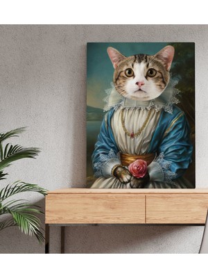 BK Evcil Dostlara Özel Portre Kanvas Tablo 50X70CM-11