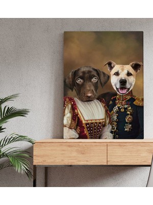 BK Evcil Dostlara Özel Portre Kanvas Tablo 50X70CM-28