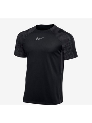 Nike M Nk Df Strk Ss Top K DH8698-011 Siyah Erkek Antrenman Tişörtü