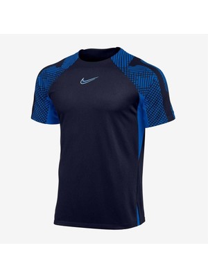 Nike M Nk Df Strk Ss Top K DH8698-451 Lacivert Erkek Antrenman Tişörtü