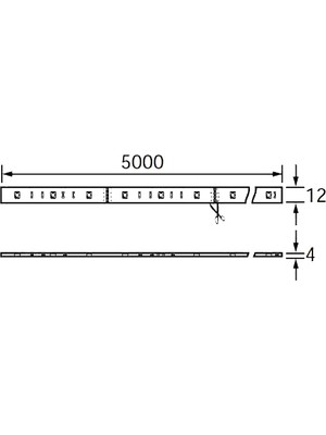 Jupiter 12V Iç Mekan Üç Çipli Şerit LED 5mt 6500K LE210B