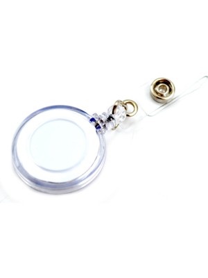 Inox Yoyo Yaka Kartlığı Yuvarlak Beyaz 1 Adet