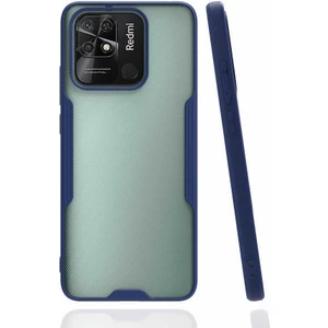 Caseart Xiaomi Redmi 10C Kılıf Kamera Korumalı Colorful Kapak - Lacivert