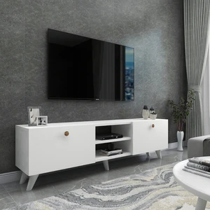 Veco Tv Ünitesi Ayaklı Beyaz
