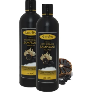 Bitki Özlü Siyah Sarımsak Şampuanı 350 Ml, 2' Li