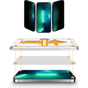 iPhone 13 Pro Max Hayalet Ekran Koruyucu Otomatik Hizalama Anti Dust 8k Ultra Hd Tam Kaplayan Cam