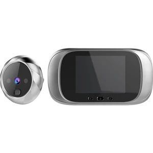 Dd1 2.8 İnç LCD Dijital Gece Görme Kamera Kapı Zili Peephole Gümüş (Yurt Dışından)
