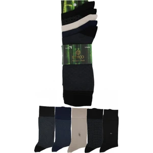Yazlık Soket Erkek Bambu Çorap 5'li Renkli Set