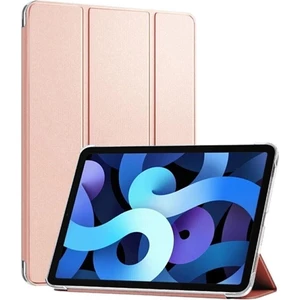 TEKNETSTORE Apple Ipad Air 5.nesil 10.9" 2022 Flip Smart Standlı Akıllı Kılıf Smart Cover Rose Gold