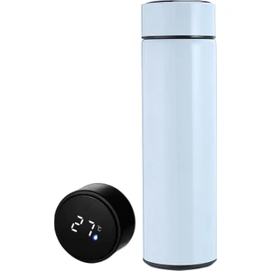 Paslanmaz Çelik Yalıtım Kupası LED Sıcaklık Ekran Akıllı Termos Su Kupası 500ML(Yurt Dışından)