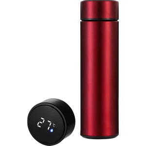 Paslanmaz Çelik Yalıtım Kupası LED Sıcaklık Ekran Akıllı Termos Su Kupası 500ML(Yurt Dışından)