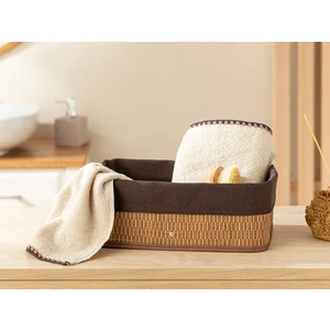 English Home Gina Bambu Sepet 32X22X12 cm Koyu Kahve