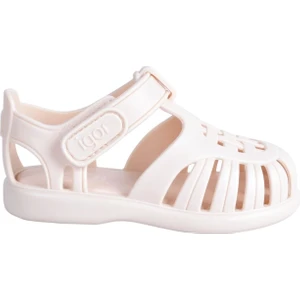 S10271 Tobby Solid Çocuk Fildişi Sandalet