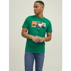 Jack & Jones Bisiklet Yaka Baskili Tisört