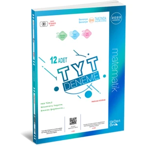 ÜçDörtBeş Yayınları TYT 12’li Matematik Deneme