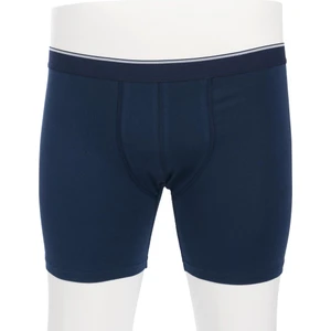 Erkek Battal Beden Likralı Uzun Paça Boxer 11906-INDIGO