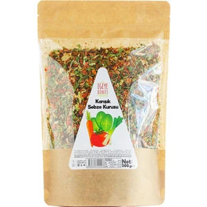 Egeye Dönüş Yemeklik Çorbalık Baharatlık Karışık Sebze Kurusu - 500 Gr.(Kurutulmuş Ispanak, Pırasa, Havuç, Domates Içerir. Katkı Koruyucu Içermez)