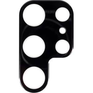 Case 4U Samsung Galaxy S22 Ultra Uyumlu Kamera Lens Koruyucu 3D Temperli Siyah