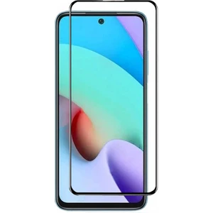 Case 4U Xiaomi Redmi Note 11T Ekran Koruyucu Kırılmaz Tam Ekran Sert Temperli Davin 5D Cam Siyah