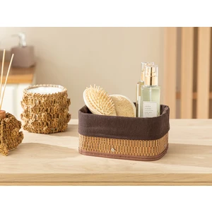 English Home Gina Bambu Sepet 20X15X10 cm Koyu Kahve