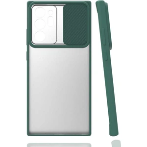 Samsung Galaxy Note 20 Ultra Kılıf Lens Sürgülü Kamera Korumalı Silikon